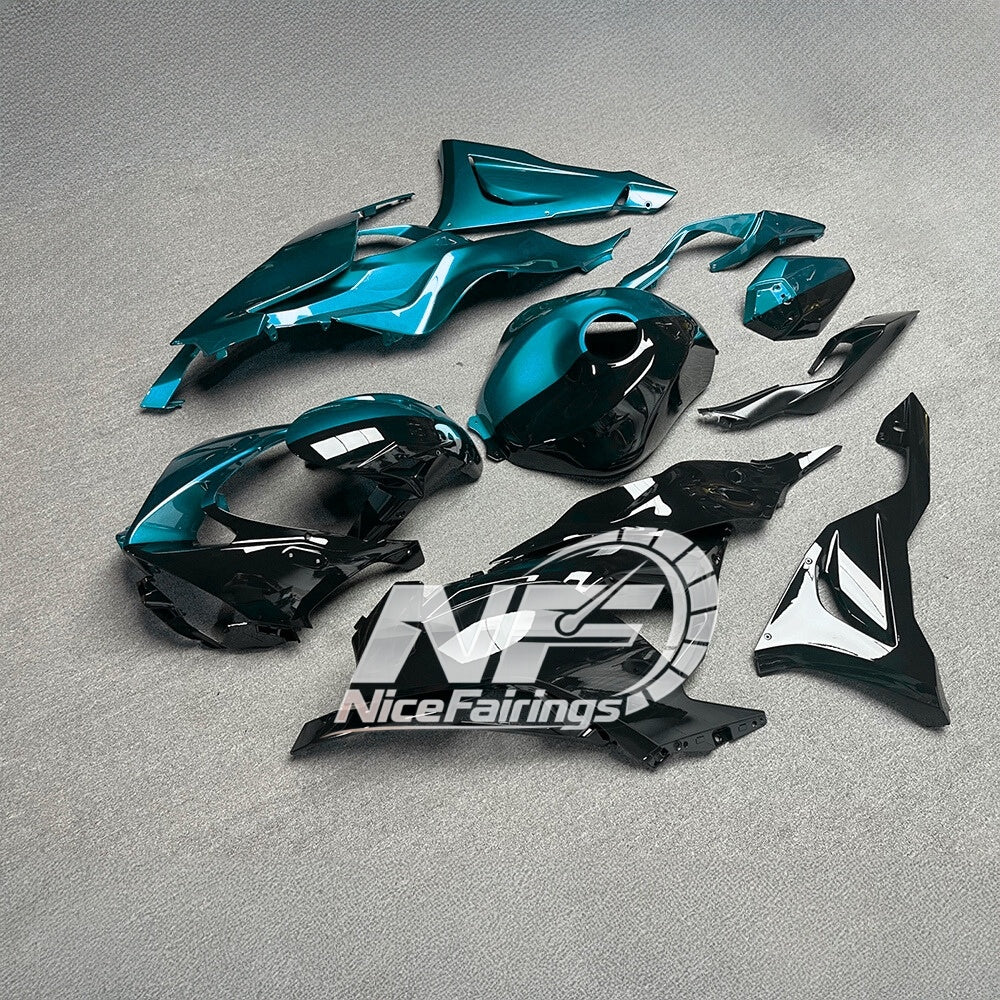 For Kawasaki Ninja ZX6R 636 2024-2025 Sportbike Plastics Track Edition Tank Cover | NiceFairings - rear angle image