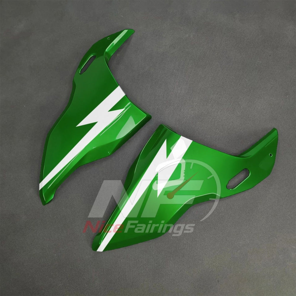 For BMW S1000RR 2025-2026 Yellow Black Sportbike Fairing Set with Custom Painted Plastics | NiceFairings - detail angle image