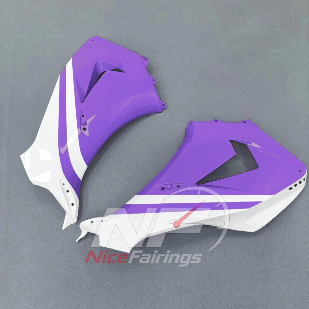 For Honda CBR1000RR-R SP 2024-2026 Purple Black Sportbike Fairing Set with Custom Painted Plastics | NiceFairings - detail angle image