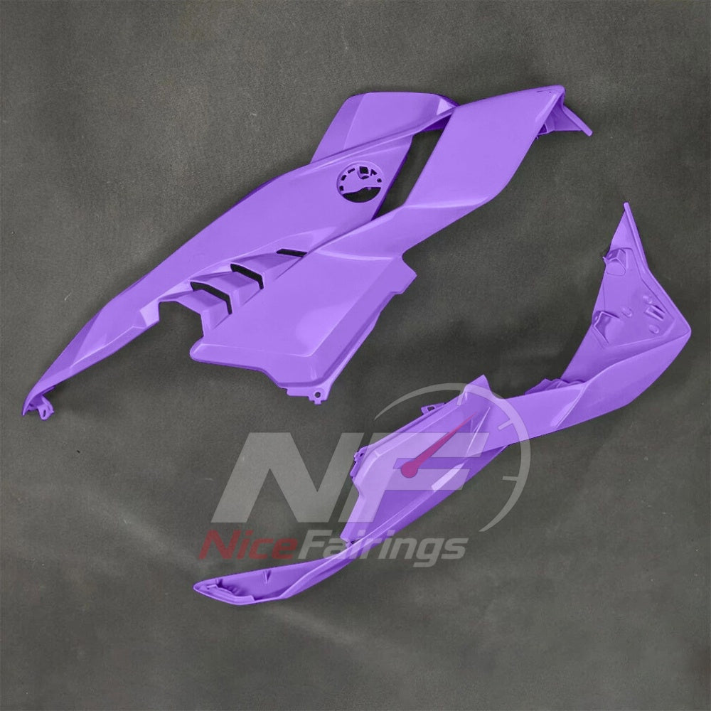 For BMW S1000RR 2025-2026 Purple Black Sportbike Fairing Set with Custom Painted Plastics | NiceFairings - detail angle image
