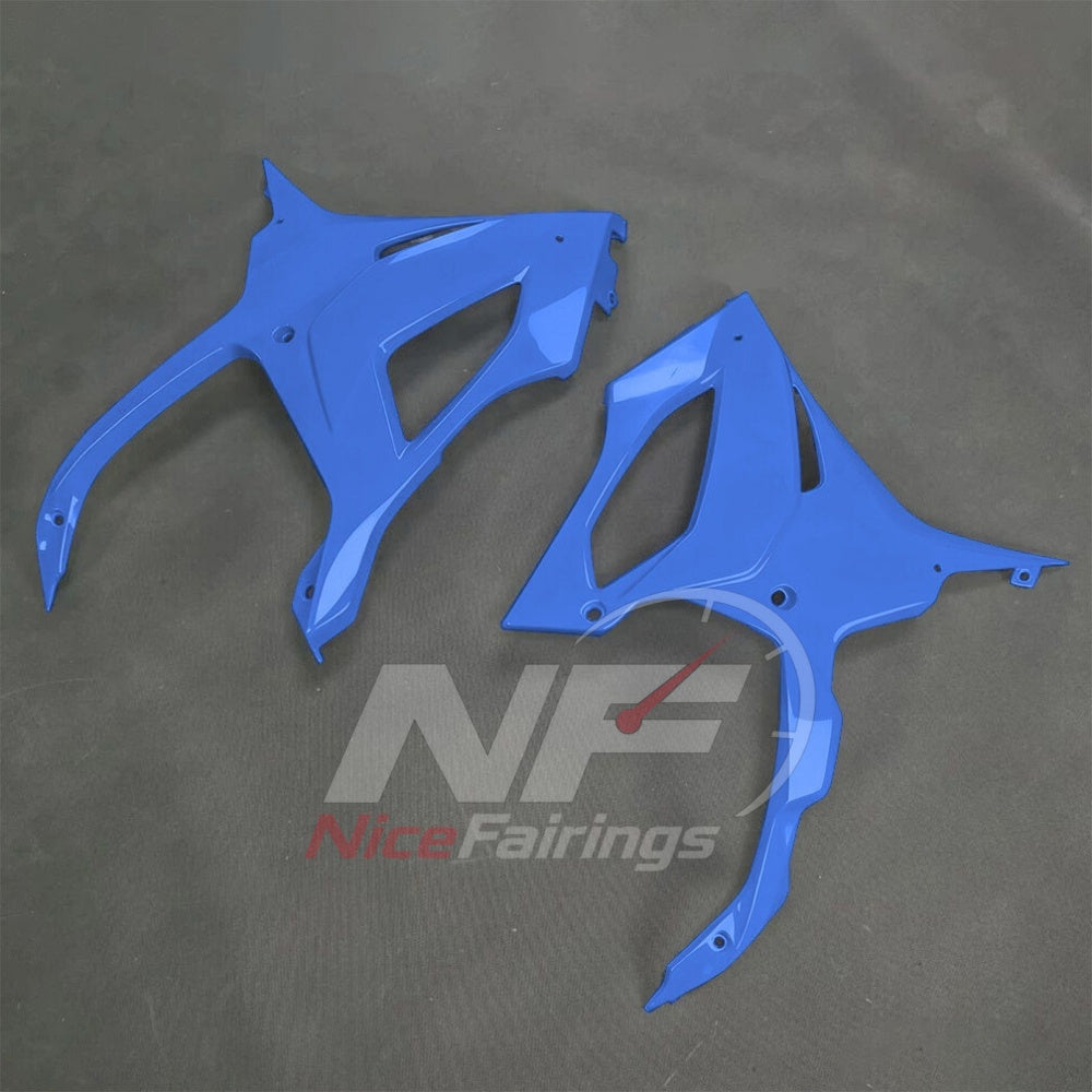 For BMW S1000RR 2025-2026 Blue Black ABS Body Kit with Street and Track Fairing Panels | NiceFairings - detail angle image