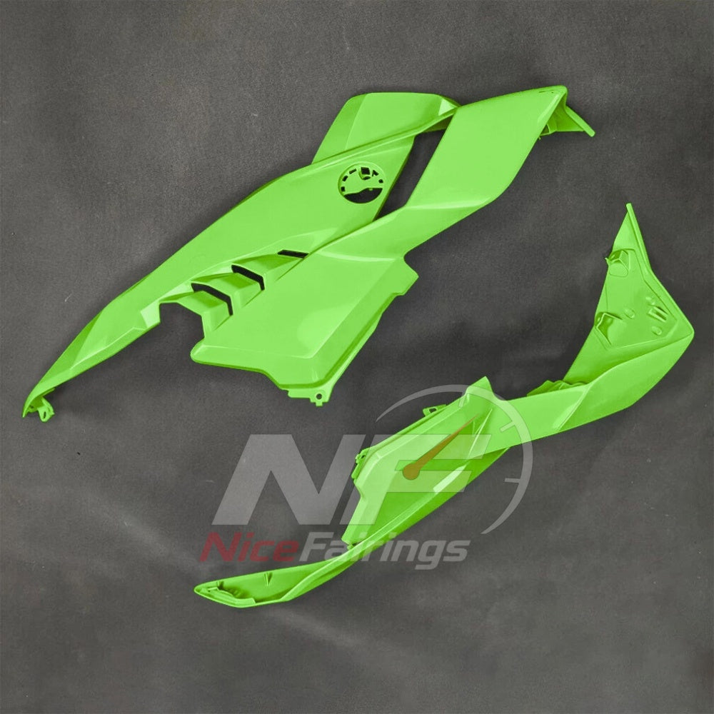 For BMW S1000RR 2025-2026 Green Black ABS Body Kit with Street and Track Fairing Panels | NiceFairings - detail angle image