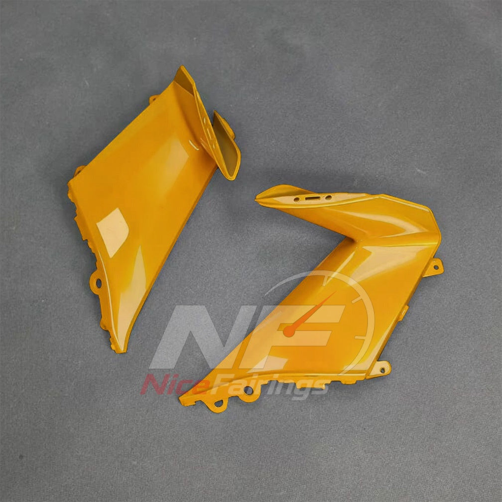 For BMW S1000RR 2025-2026 Yellow Black ABS Fairing Kit with Painted Bodywork and Replacement Panels | NiceFairings - detail angle image