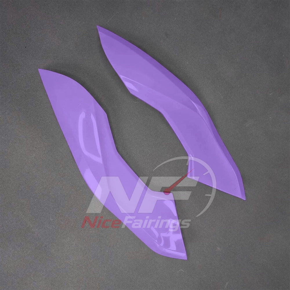 For BMW S1000RR 2025-2026 Purple Black Sportbike Fairing Set with Custom Painted Plastics | NiceFairings - detail angle image