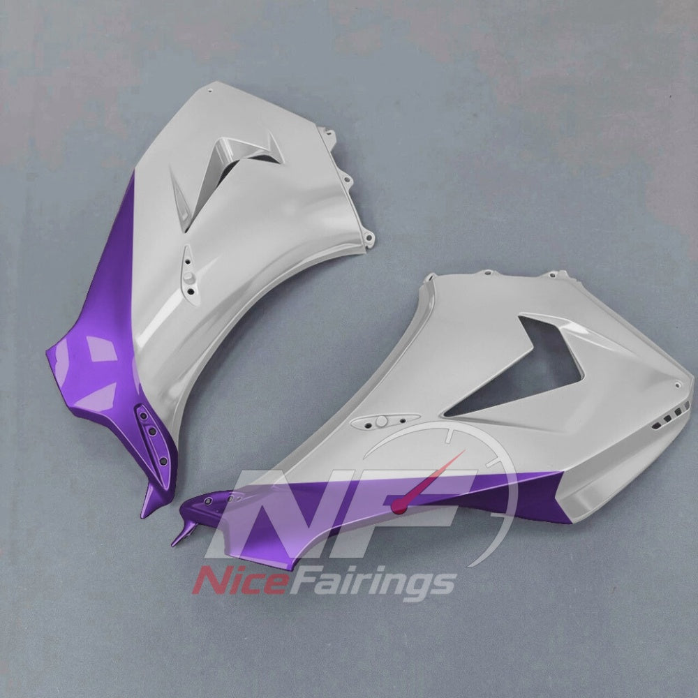 For Honda CBR1000RR-R SP 2024-2026 Purple Black Sportbike Fairing Set with Custom Painted Plastics | NiceFairings - detail angle image
