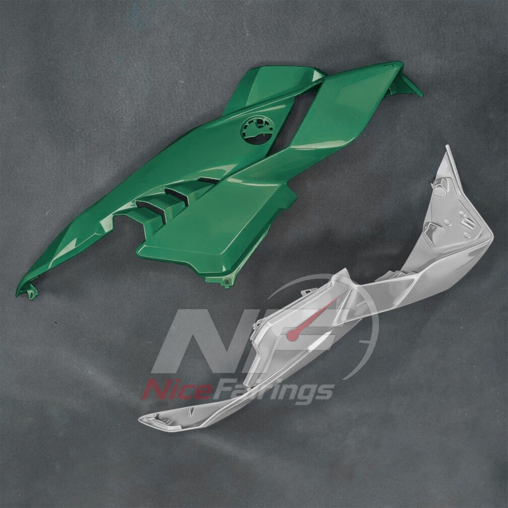 For BMW S1000RR 2025-2026 Green Black ABS Fairing Kit with Painted Bodywork and Replacement Panels | NiceFairings - detail angle image