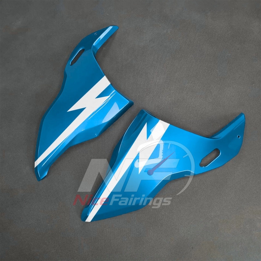 For BMW S1000RR 2025-2026 Yellow Black Painted ABS Fairings with Complete Replacement Bodywork | NiceFairings - detail angle image