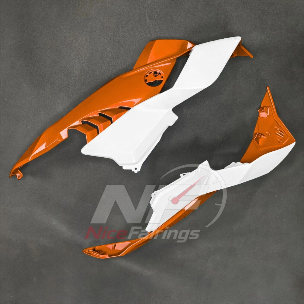 For BMW S1000RR 2025-2026 Orange Black ABS Body Kit with Street and Track Fairing Panels | NiceFairings - detail angle image