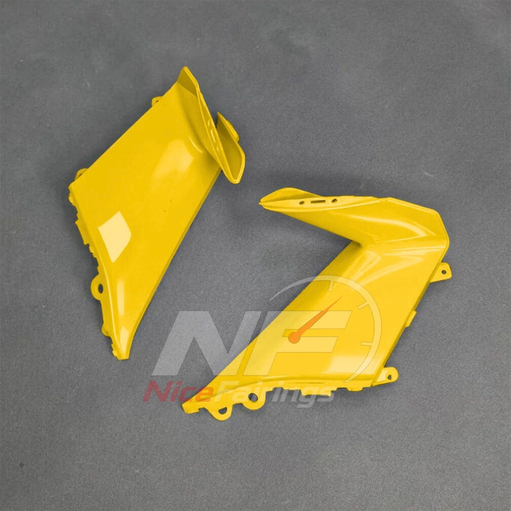 For BMW S1000RR 2025-2026 Yellow Black Motorcycle Fairing Kit with Aftermarket Body Panels | NiceFairings - detail angle image