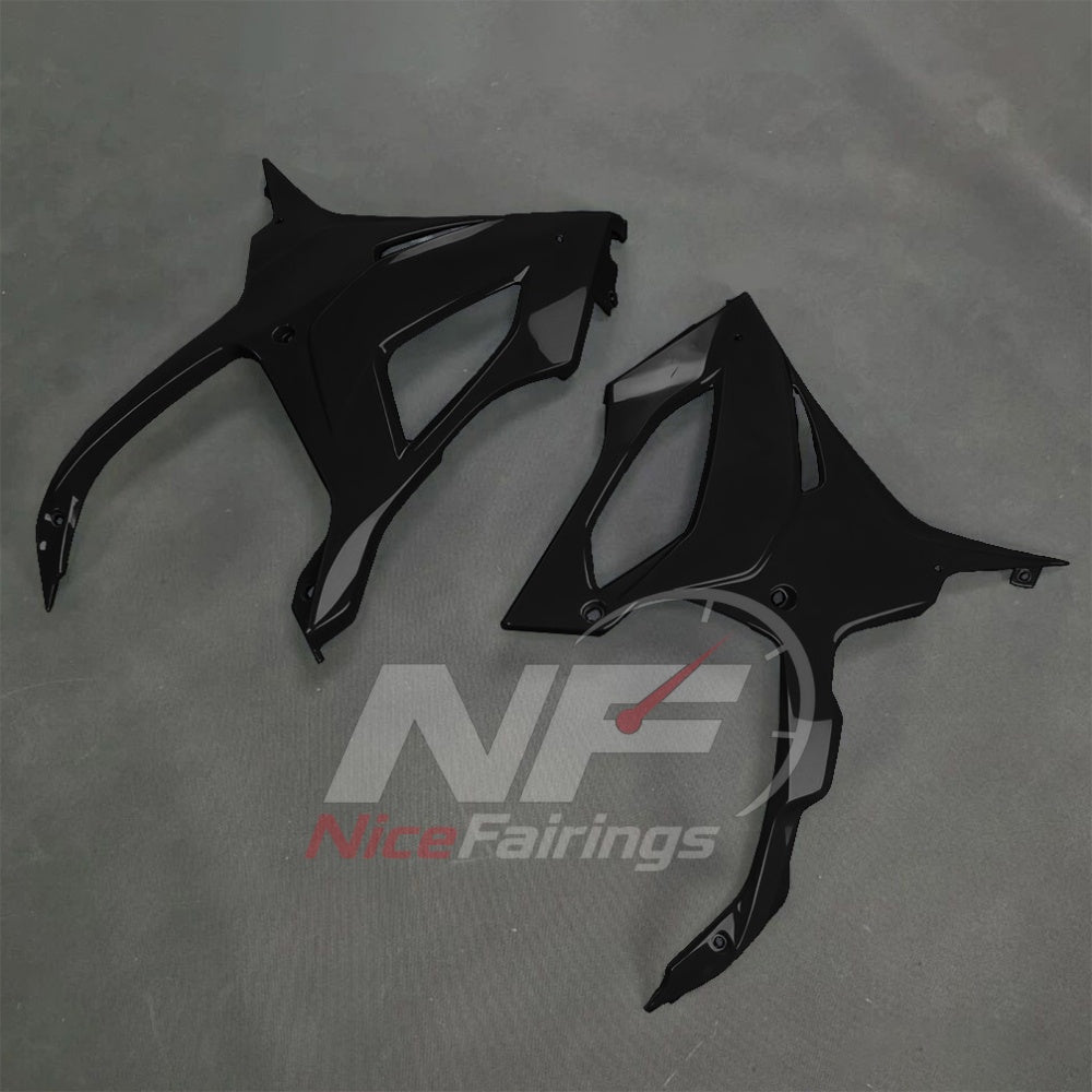 For BMW S1000RR 2025-2026 Green Black ABS Body Kit with Street and Track Fairing Panels | NiceFairings - detail angle image