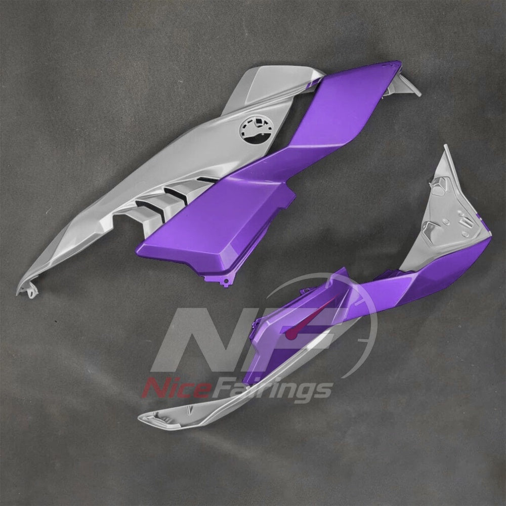 For BMW S1000RR 2025-2026 Purple Black Sportbike Fairing Set with Custom Painted Plastics | NiceFairings - detail angle image