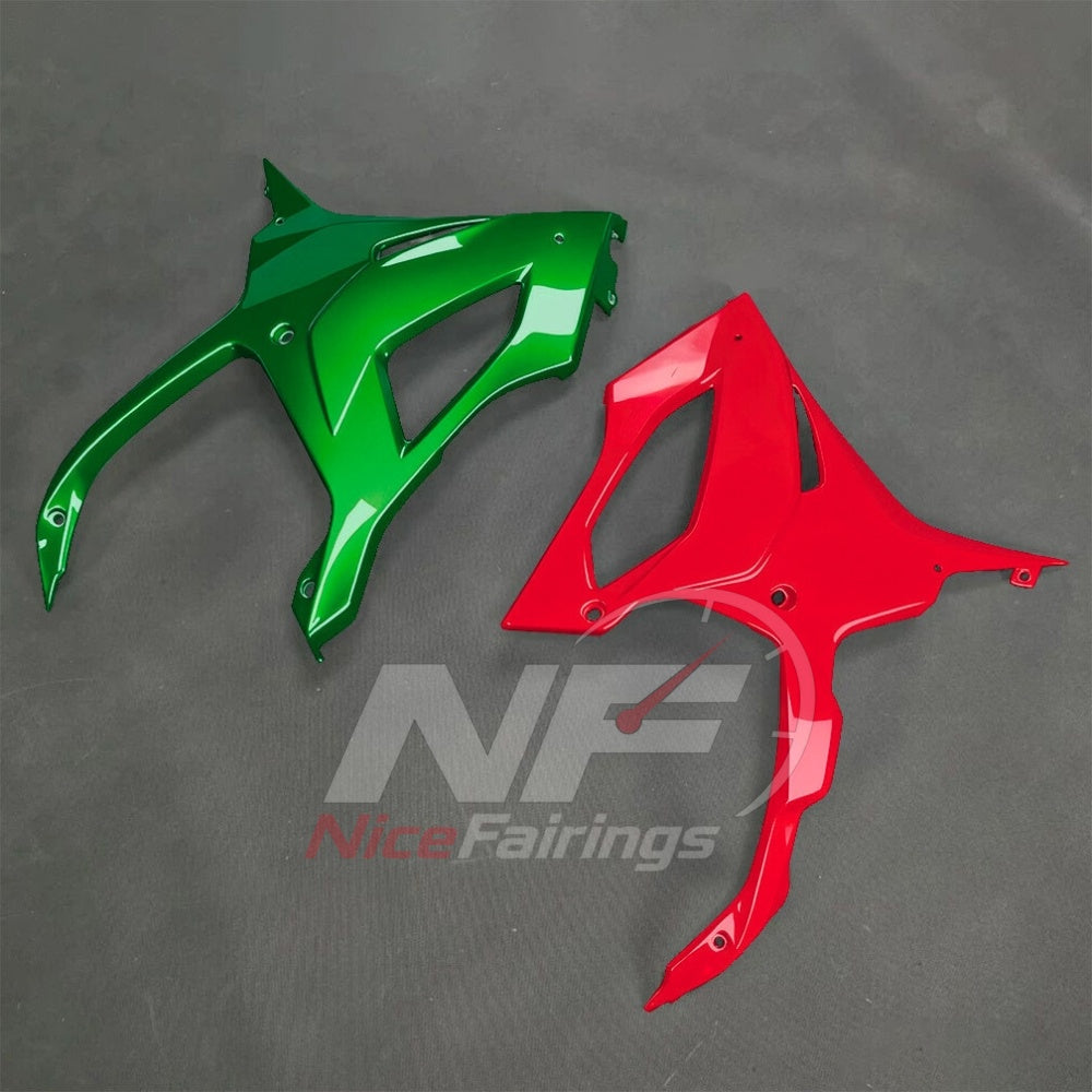 For BMW S1000RR 2025-2026 Red Black ABS Body Kit with Street and Track Fairing Panels | NiceFairings - detail angle image
