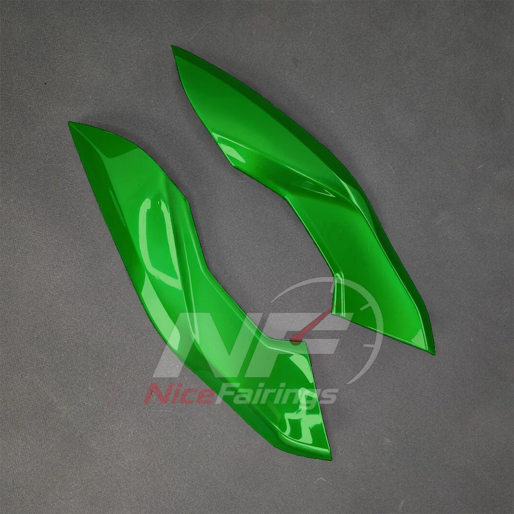 For BMW S1000RR 2025-2026 Green Black ABS Body Kit with Street and Track Fairing Panels | NiceFairings - detail angle image
