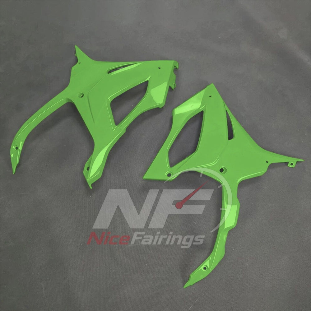 For BMW S1000RR 2025-2026 Green Black Motorcycle Fairing Kit with Aftermarket Body Panels | NiceFairings - detail angle image