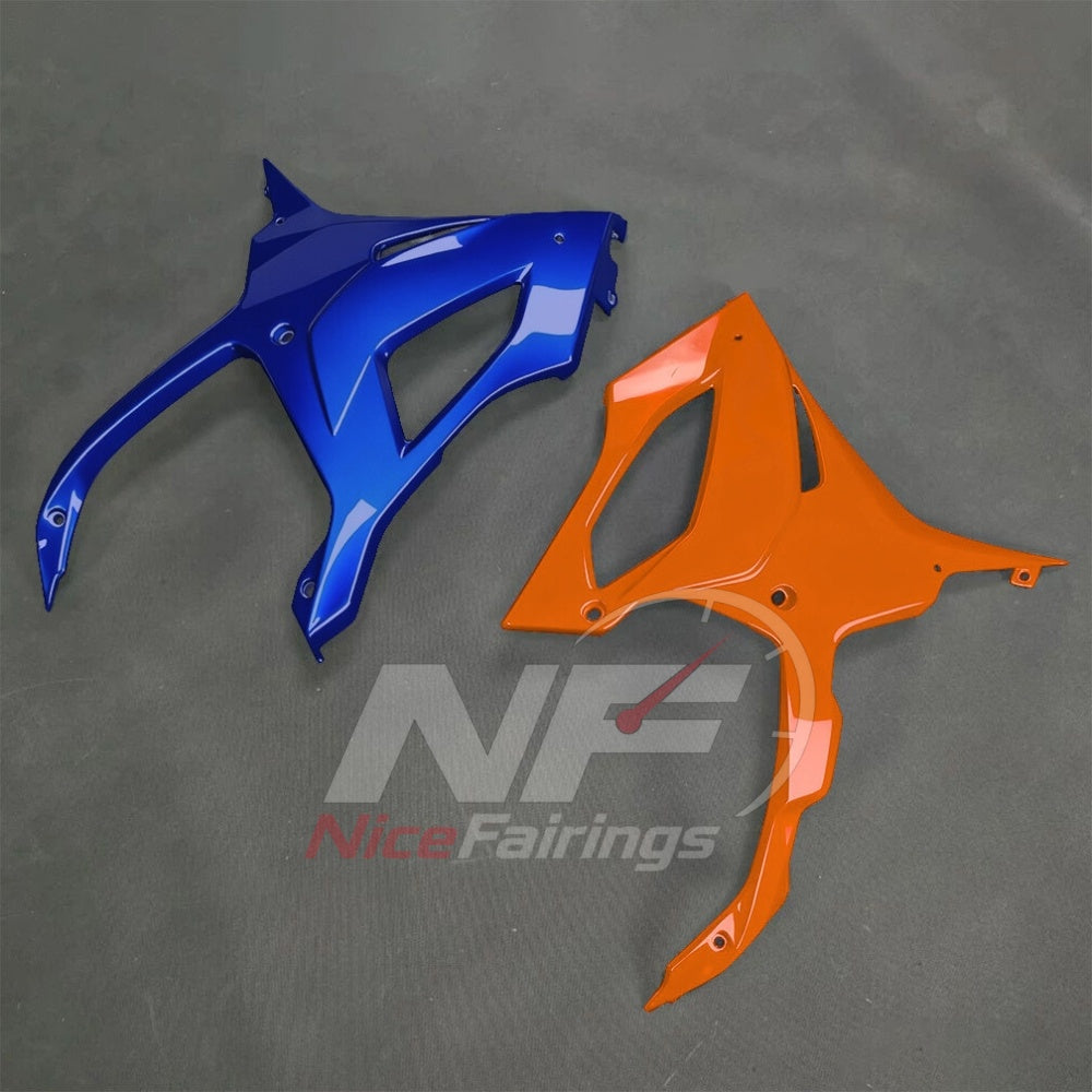 For BMW S1000RR 2025-2026 Orange Black ABS Body Kit with Street and Track Fairing Panels | NiceFairings - detail angle image