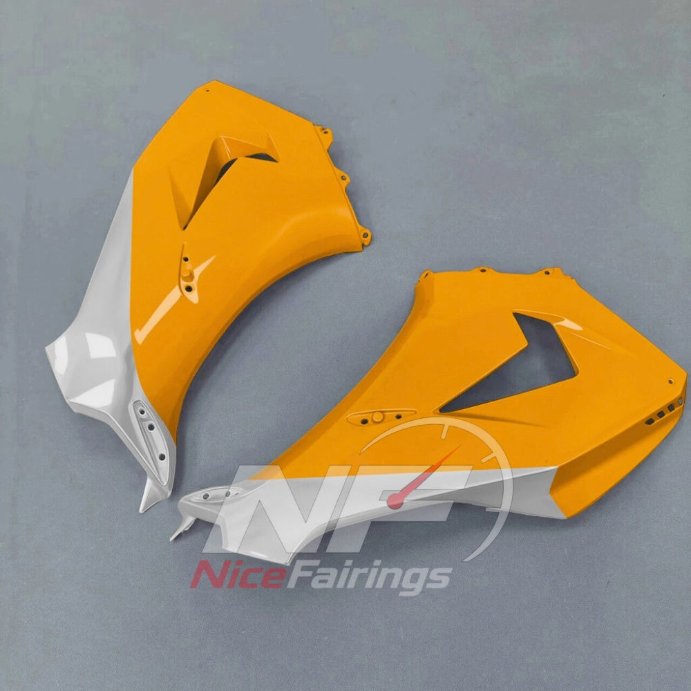 For Honda CBR1000RR-R 2024-2026 Yellow Black Custom Fairings with ABS Sportbike Plastics and Full Body Kit | NiceFairings - detail angle image
