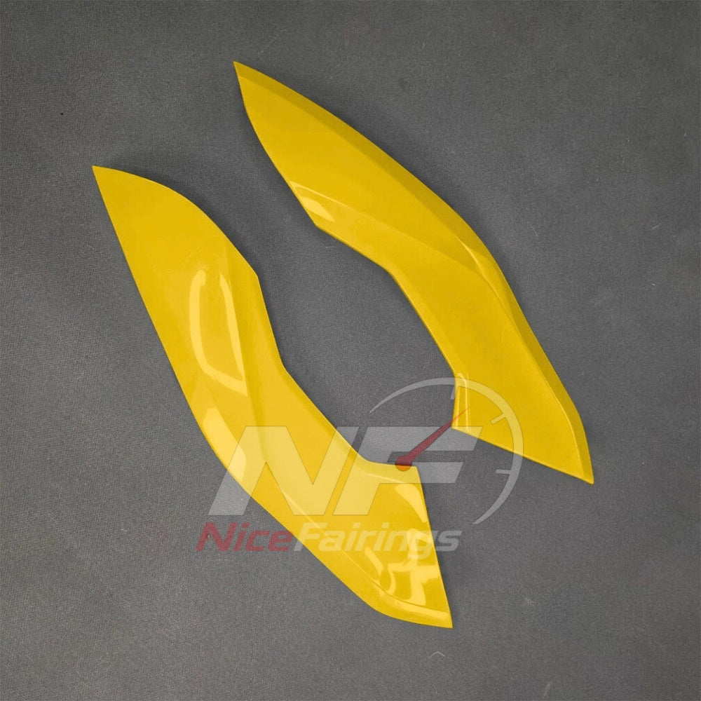 For BMW S1000RR 2025-2026 Yellow Black ABS Body Kit with Street and Track Fairing Panels | NiceFairings - detail angle image