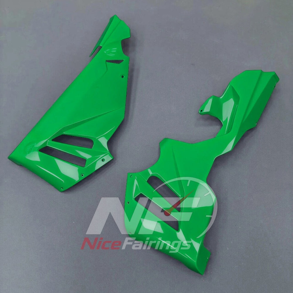 For Honda CBR1000RR-R 2024-2026 Green Black ABS Body Kit with Street and Track Fairing Panels | NiceFairings - detail angle image