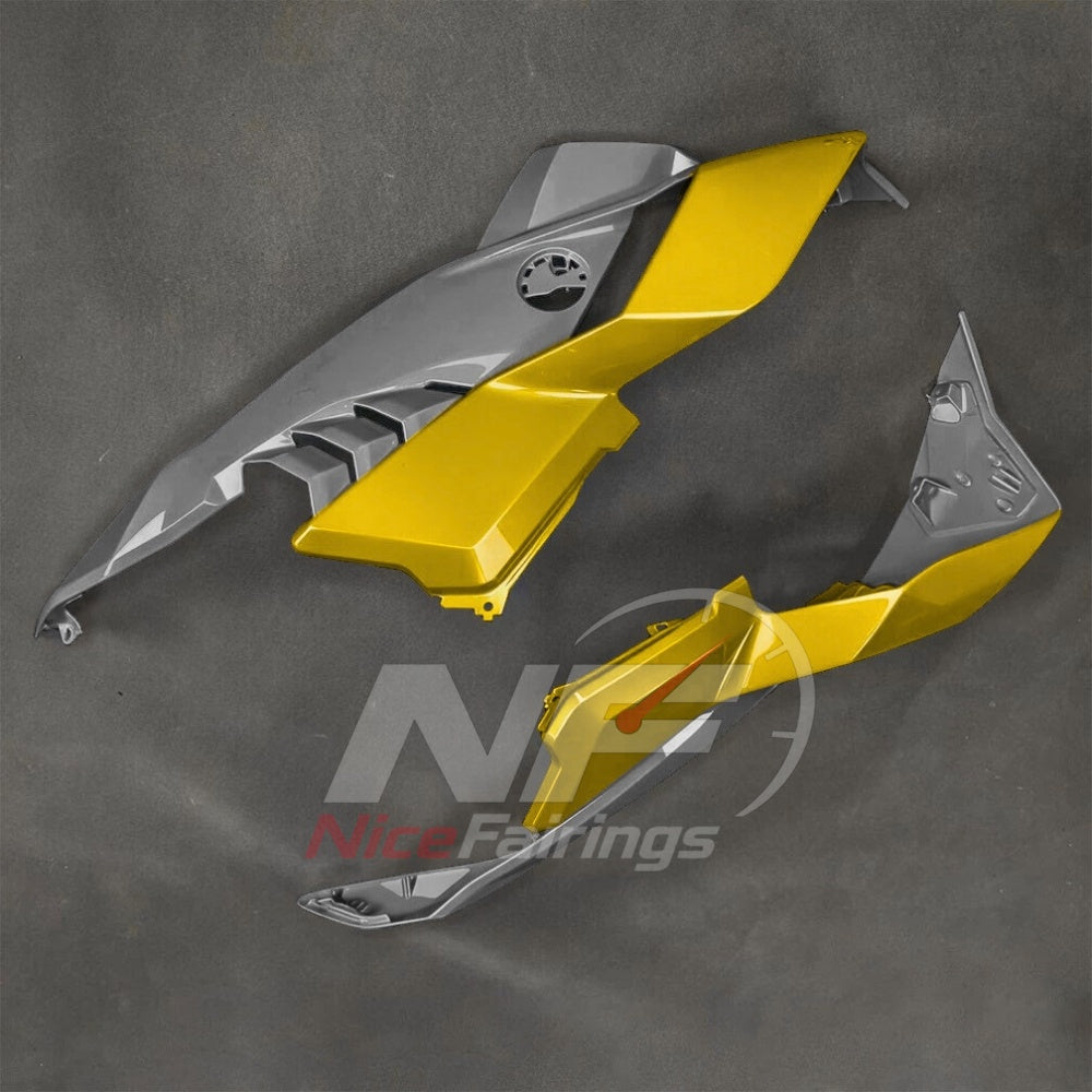 For BMW S1000RR 2025-2026 Yellow Black Custom Fairings with ABS Sportbike Plastics and Full Body Kit | NiceFairings - detail angle image