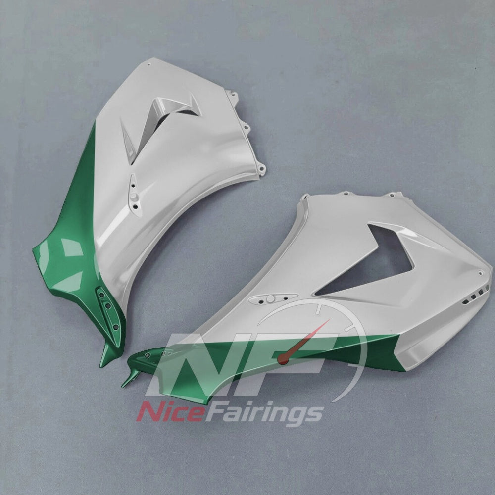 For Honda CBR1000RR-R 2024-2026 Green Black ABS Body Kit with Street and Track Fairing Panels | NiceFairings - detail angle image
