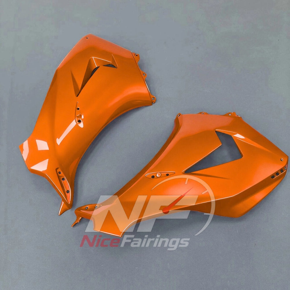 For Honda CBR1000RR-R 2024-2026 Orange Black Painted ABS Fairings with Complete Replacement Bodywork | NiceFairings - detail angle image