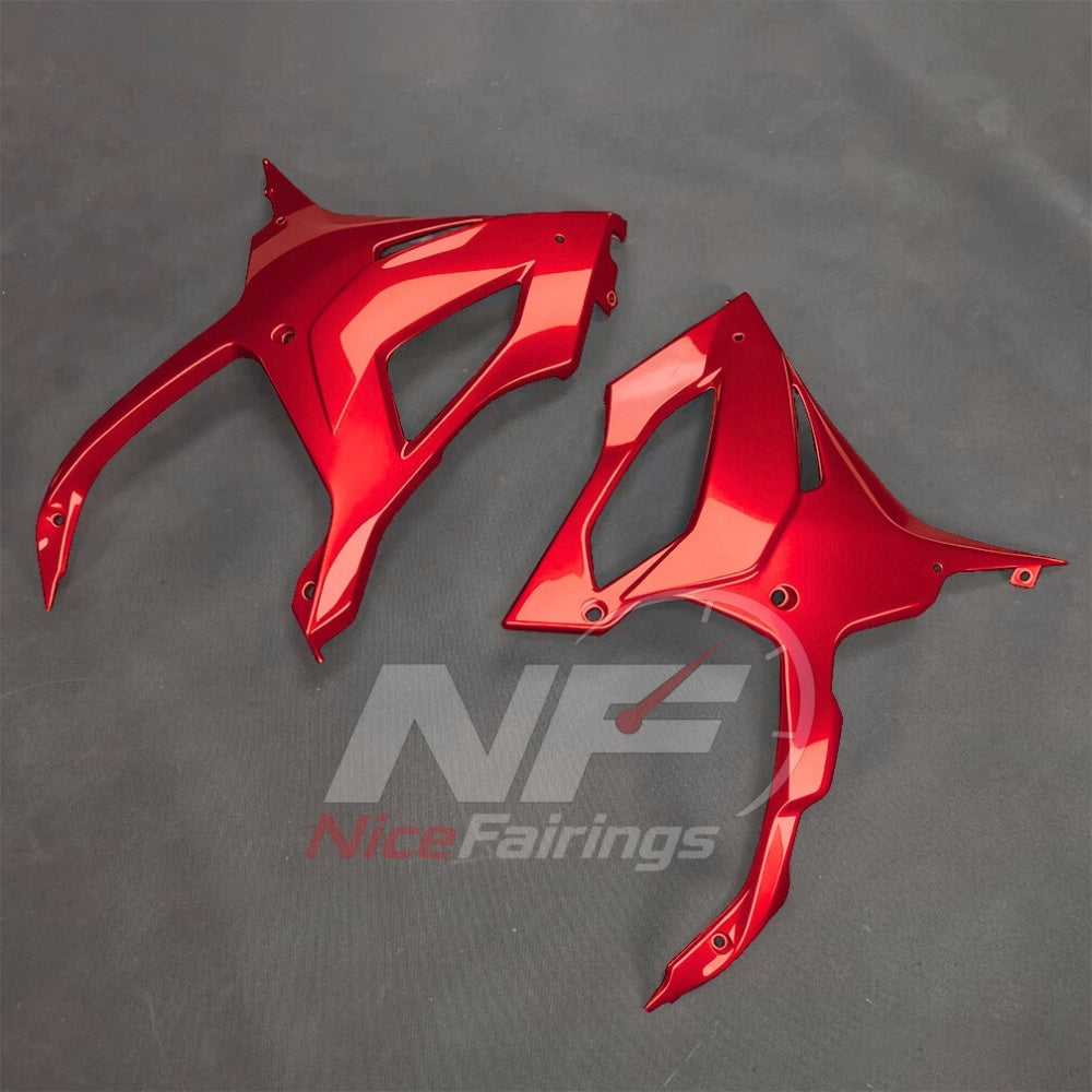 For BMW S1000RR 2025-2026 Red Black Custom Fairings with ABS Sportbike Plastics and Full Body Kit | NiceFairings - additional angle image