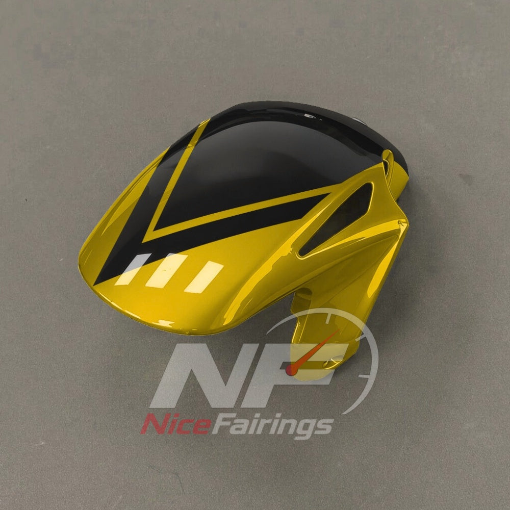 For Honda CBR1000RR-R SP 2024-2026 Yellow Black Sportbike Fairing Set with Custom Painted Plastics | NiceFairings - additional angle image