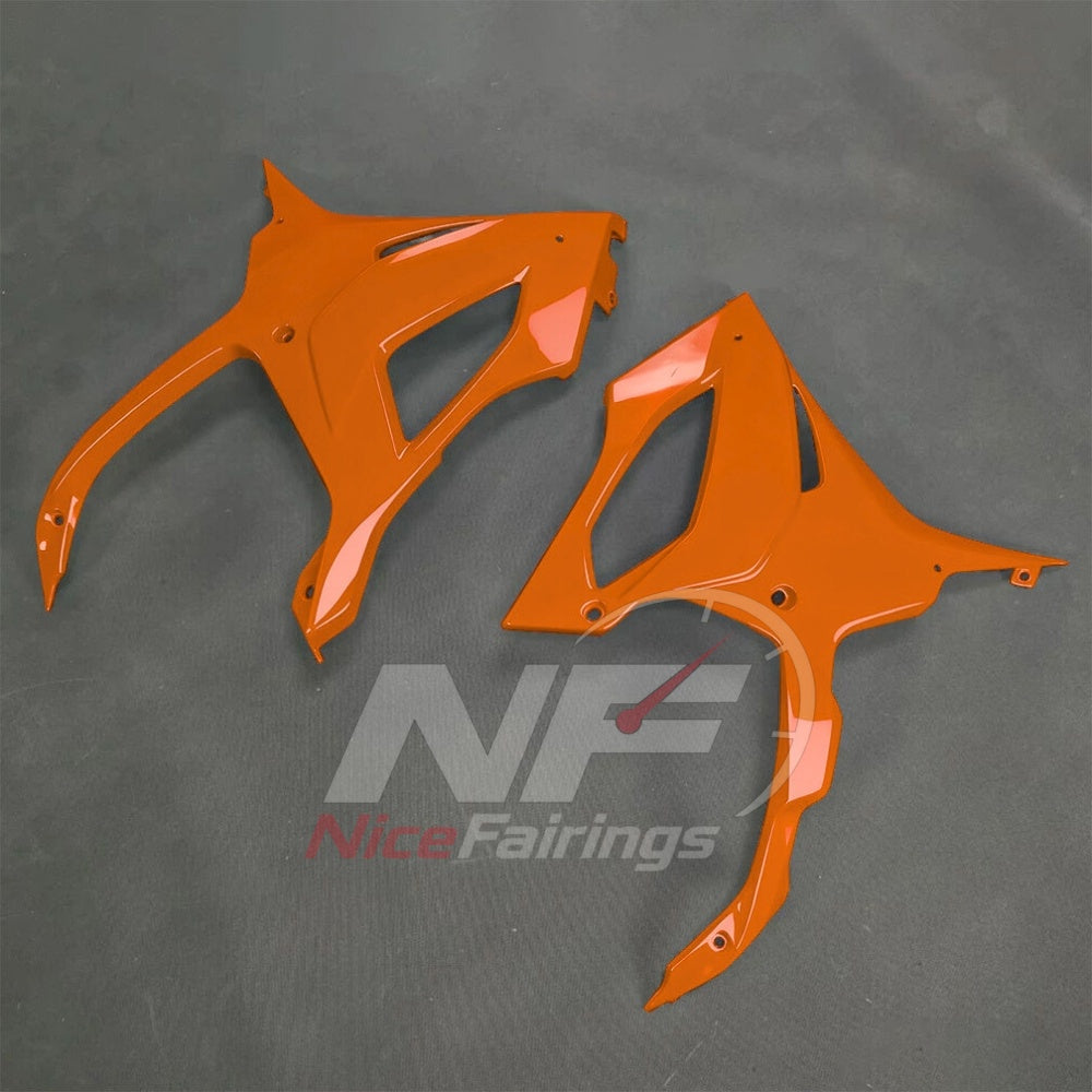 For BMW S1000RR 2025-2026 Orange Black ABS Body Kit with Street and Track Fairing Panels | NiceFairings - additional angle image