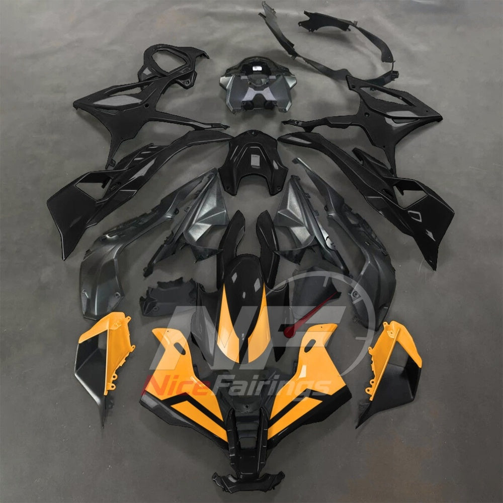 For BMW S1000RR 2025-2026 Red Black Sportbike Fairing Set with Custom Painted Plastics | NiceFairings - additional angle image