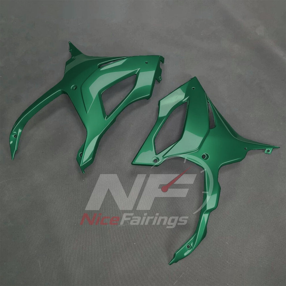For BMW S1000RR 2025-2026 Green Black ABS Fairing Kit with Painted Bodywork and Replacement Panels | NiceFairings - additional angle image