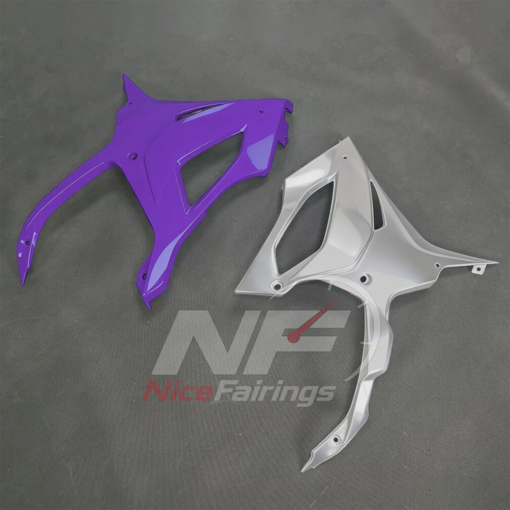 For BMW S1000RR 2025-2026 Purple Black Sportbike Fairing Set with Custom Painted Plastics | NiceFairings - additional angle image