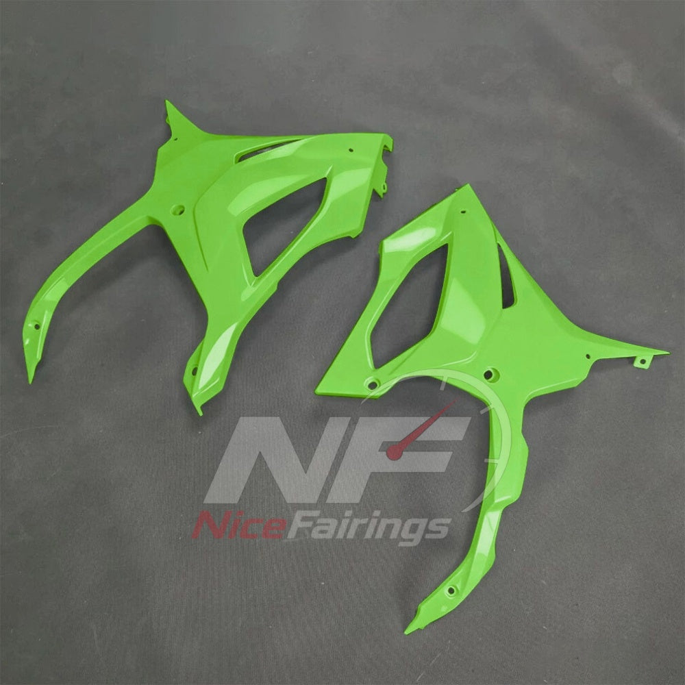 For BMW S1000RR 2025-2026 Green Black ABS Body Kit with Street and Track Fairing Panels | NiceFairings - additional angle image