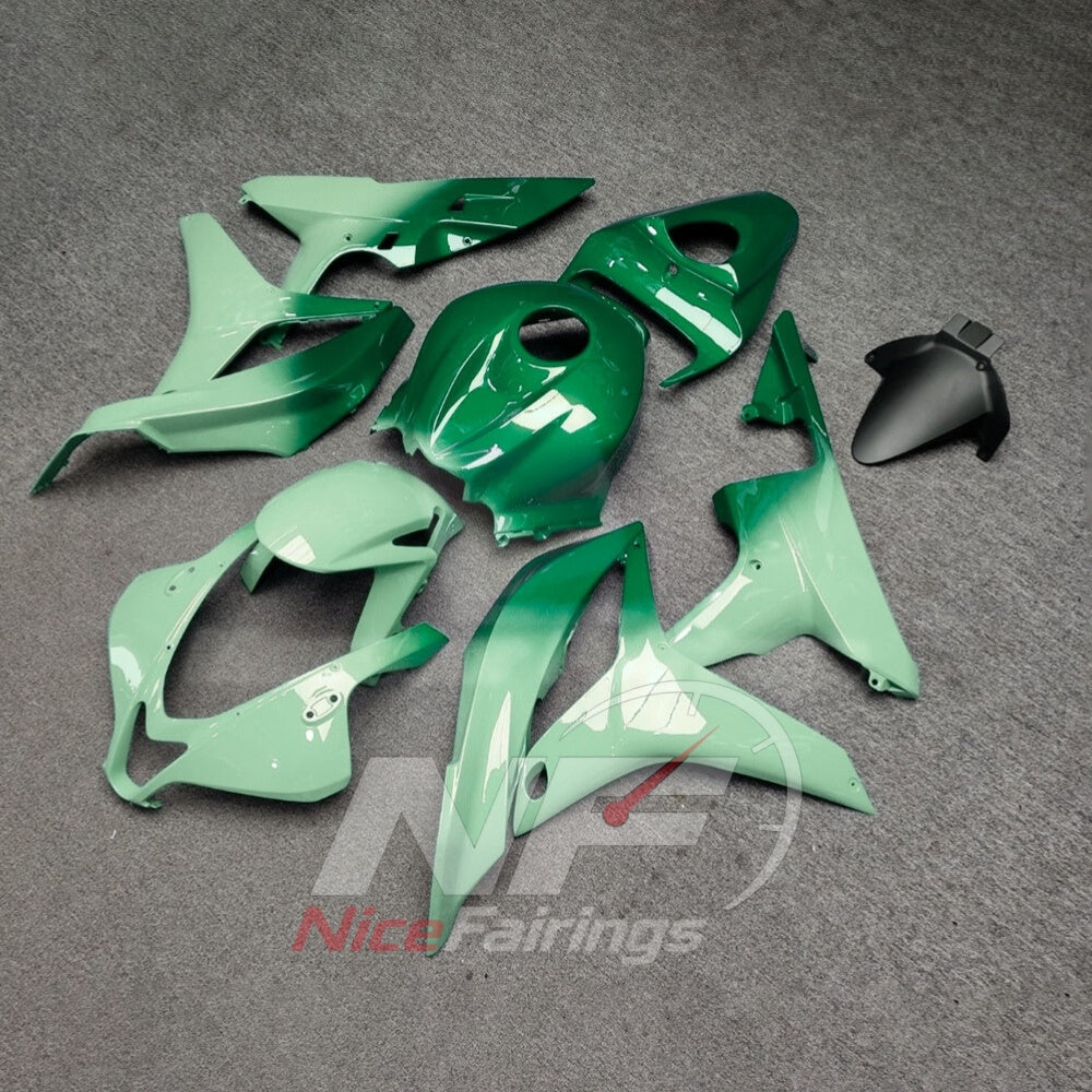 Green Cowling Panel Set Fits Honda CBR600RR F5 2007-2008 | NiceFairings - front angle image