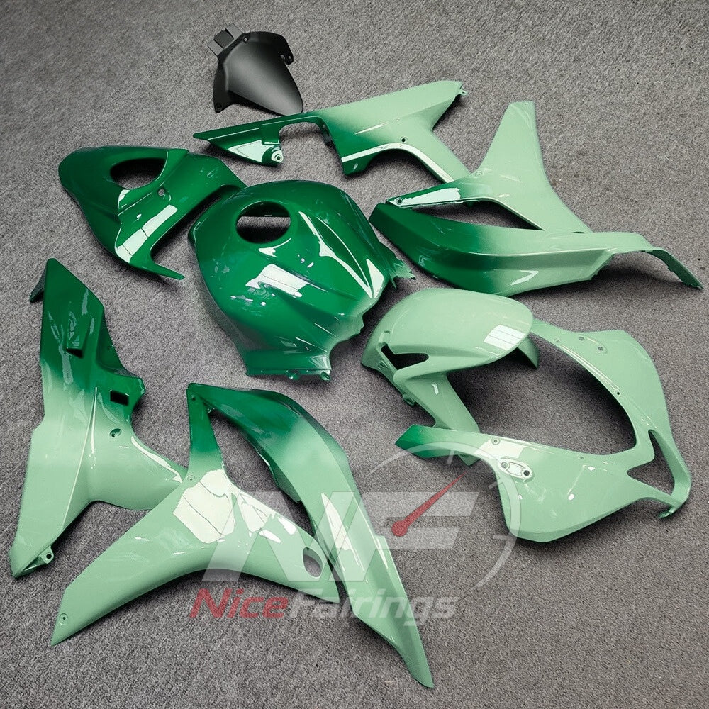 Green Cowling Panel Set Fits Honda CBR600RR F5 2007-2008 | NiceFairings - side angle image