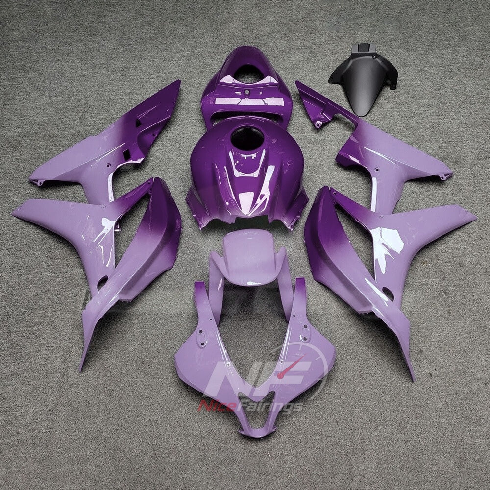 Replacement Black ABS Body Panel Kit Fits 2007-2008 Honda CBR600RR F5 | NiceFairings - paint design NO.4 option image