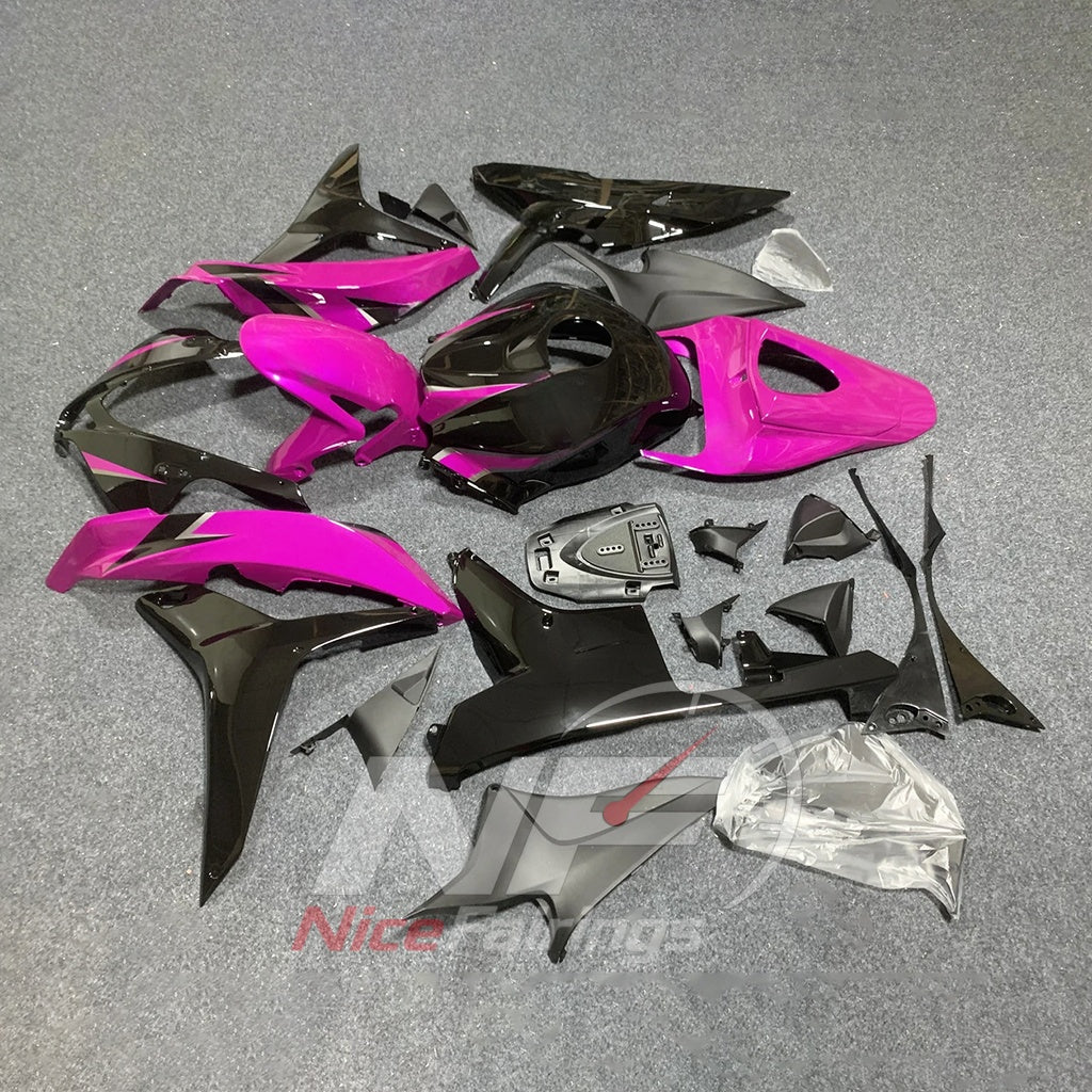 Pink ABS Cowling Panels Compatible with 2007-2008 Honda CBR600RR F5 | NiceFairings - side angle image