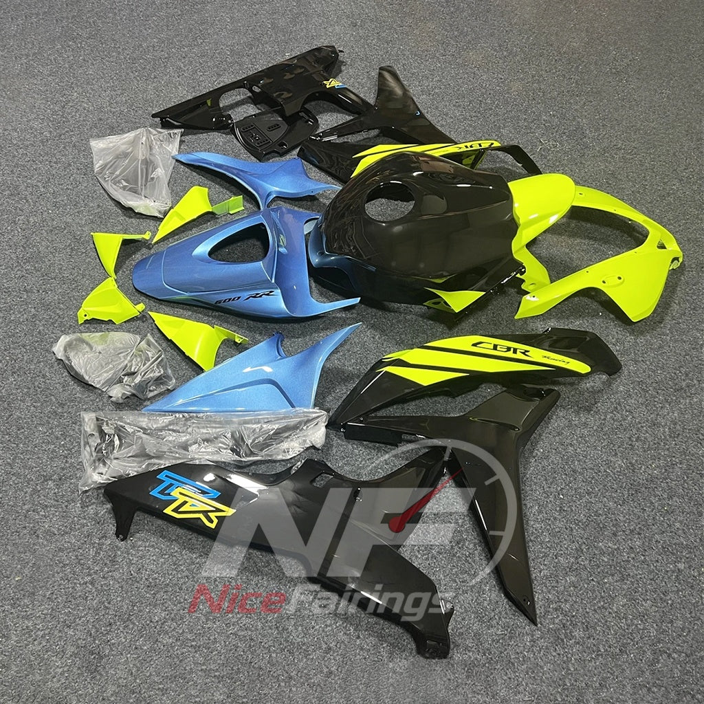 Aftermarket Injection-Molded Bodywork Set Fits 2007-2008 Honda CBR600RR F5 | NiceFairings - front angle image
