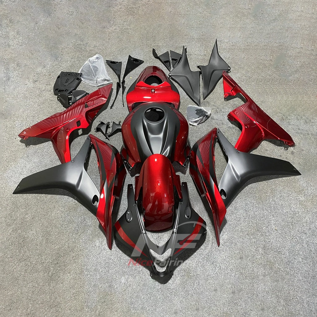 Painted Red ABS Plastic Cowling Kit Fits 2007-2008 Honda CBR600RR F5 | NiceFairings - main product image