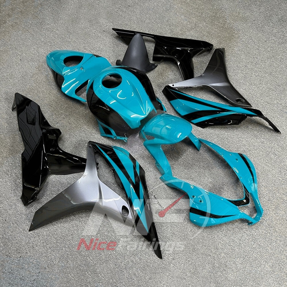 Painted Blue ABS Injection Fairing Kit Fits 2007-2008 Honda CBR600RR F5 | NiceFairings - side angle image