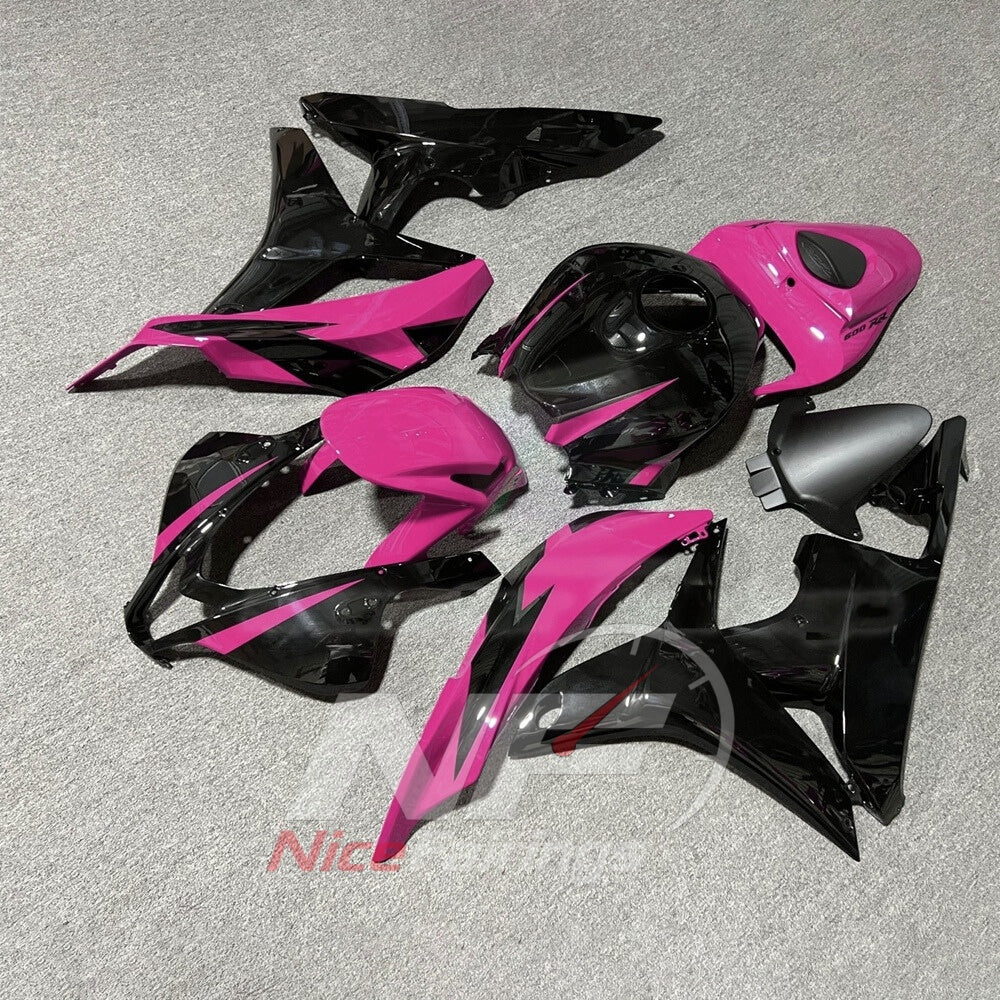 Custom-Painted Pink ABS Cowling Set Fits 2007-2008 Honda CBR600RR F5 | NiceFairings - front angle image