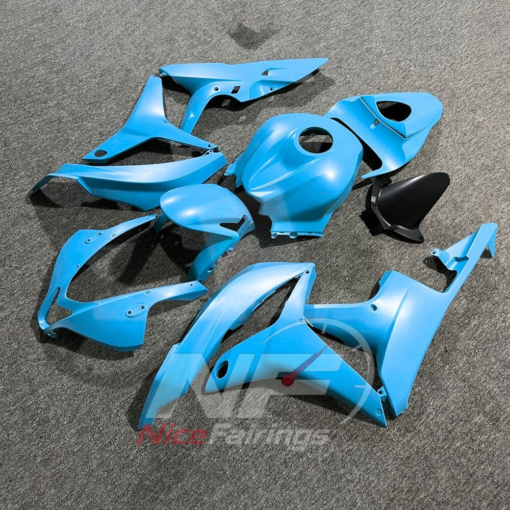 Aftermarket Blue Motorcycle Bodywork Kit Fits 2007-2008 Honda CBR600RR F5 | NiceFairings - front angle image