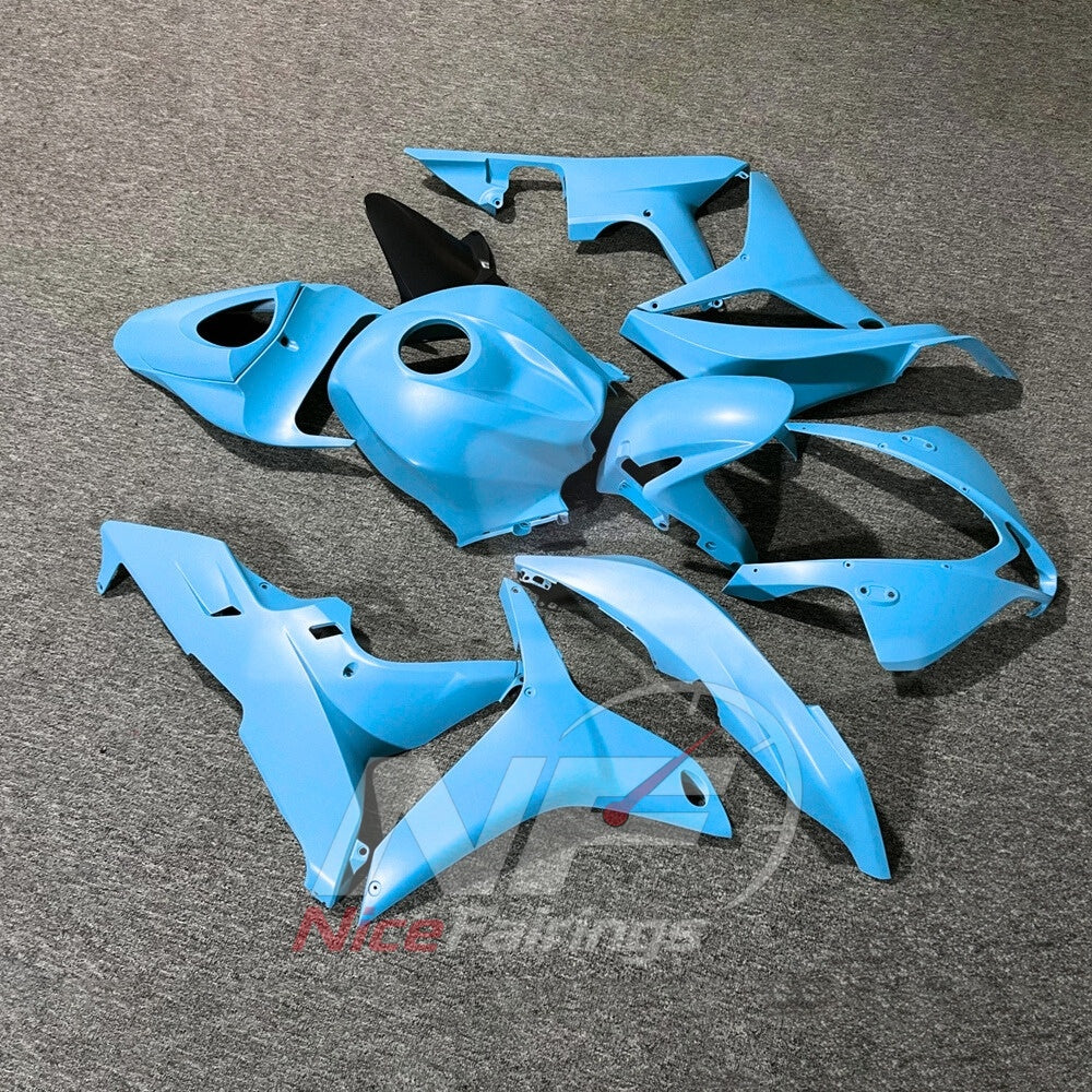 Aftermarket Blue Motorcycle Bodywork Kit Fits 2007-2008 Honda CBR600RR F5 | NiceFairings - side angle image