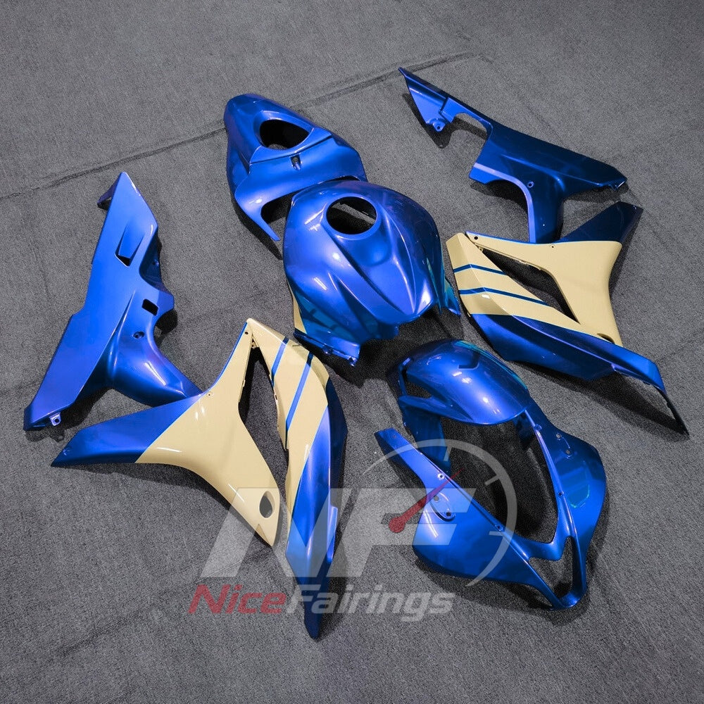 Aftermarket Motorcycle Fairing Kit Fits Honda CBR600RR F5 2007-2008 | NiceFairings - side angle image