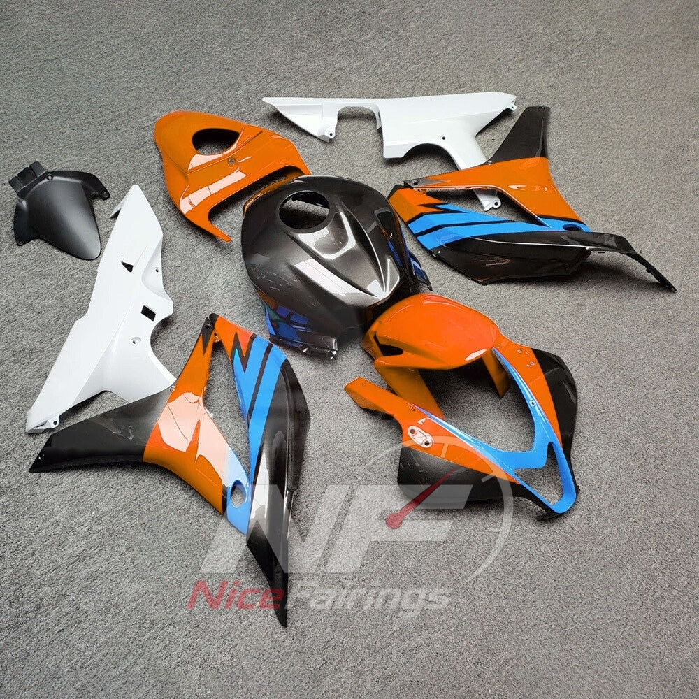 Painted ABS Motorcycle Fairings Compatible with Honda CBR600RR F5 2007-2008 | NiceFairings - side angle image
