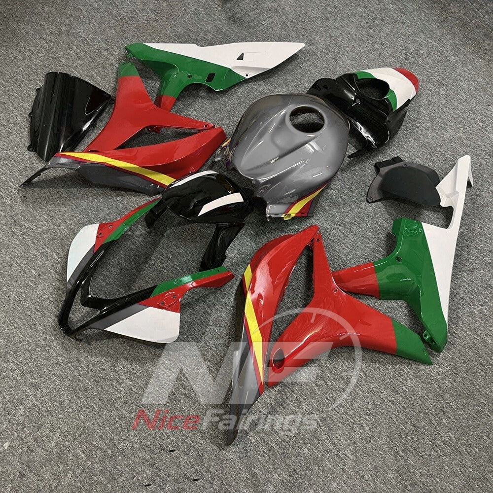 Custom-Painted Injection-Molded Fairings Compatible with Honda CBR600RR F5 2007-2008 | NiceFairings - front angle image