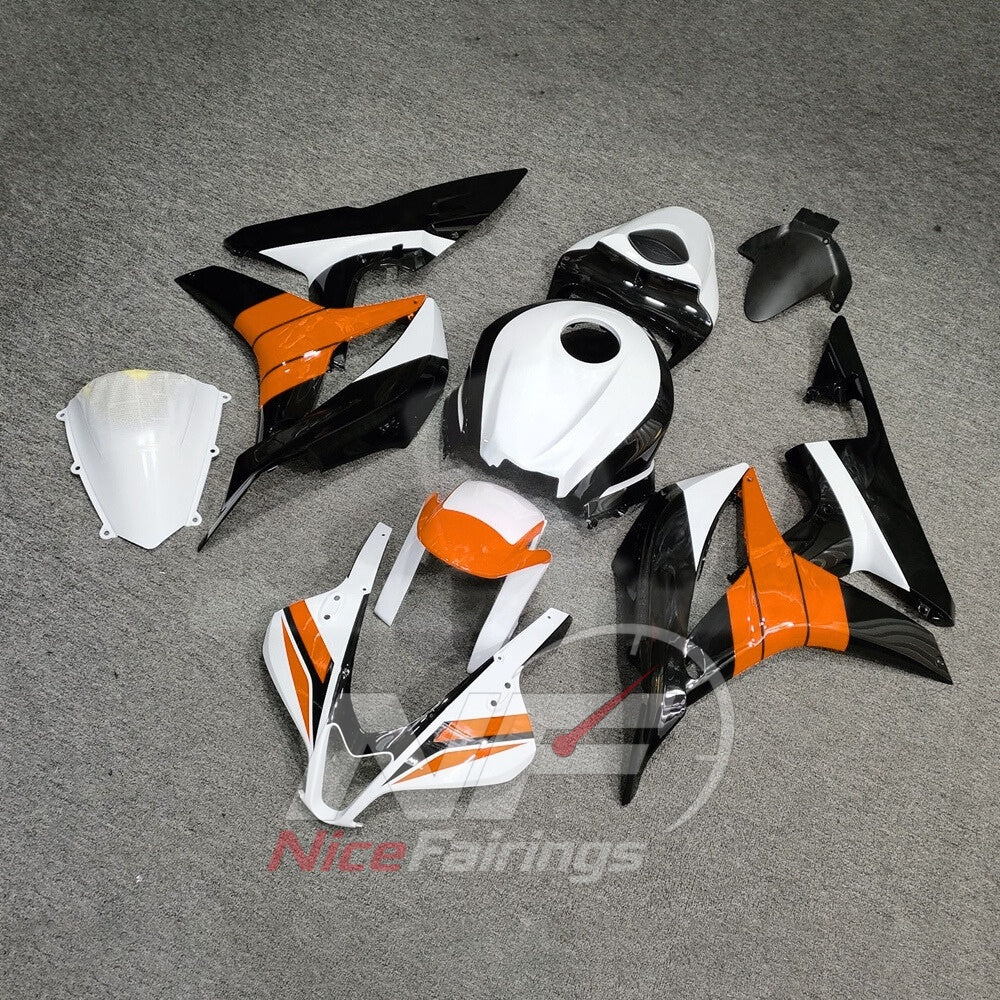 Custom-Painted Injection-Molded Fairing Set Fits Honda CBR600RR F5 2007-2008 | NiceFairings - front angle image