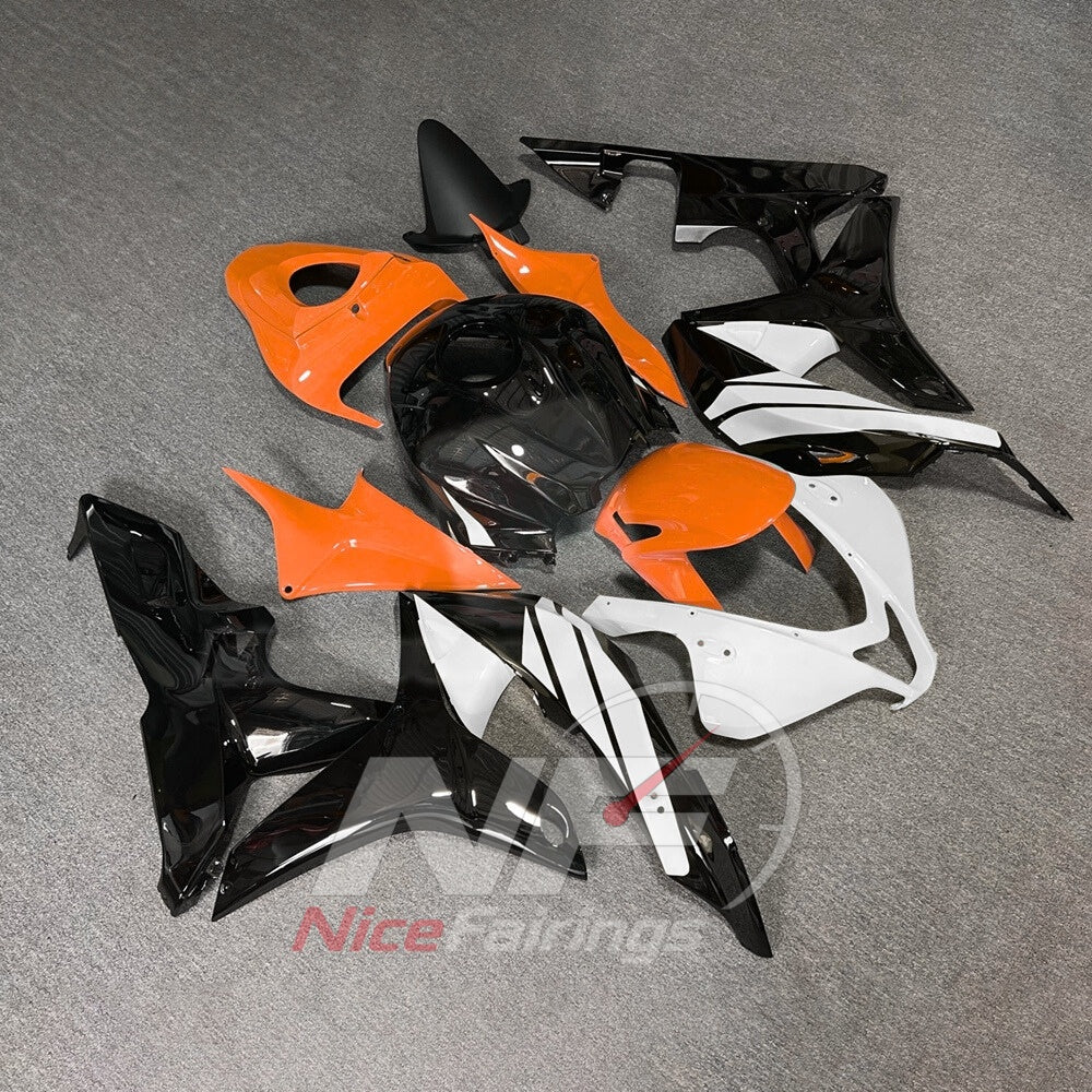 Painted Injection-Molded Bodywork Set Fits 2007-2008 Honda CBR600RR F5 | NiceFairings - side angle image