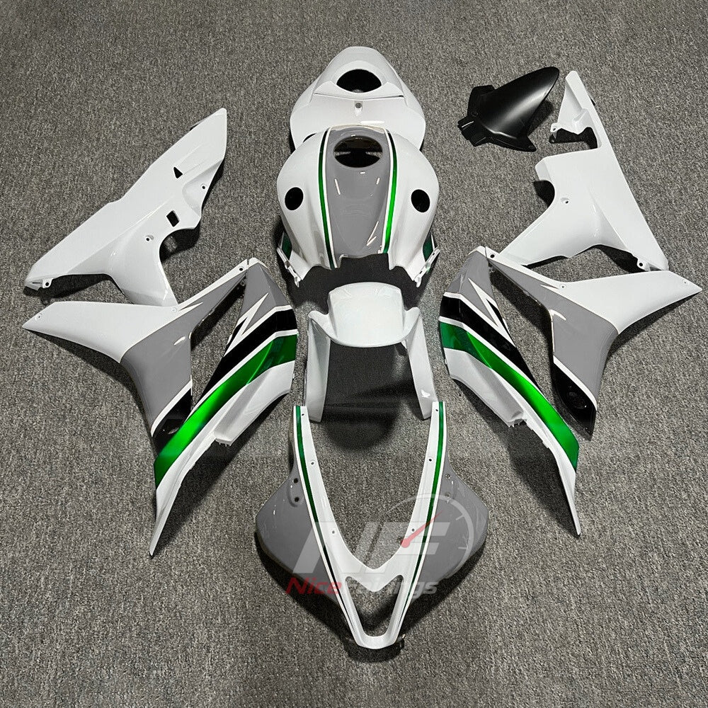 Custom-Painted White Injection-Molded Cowling Set Fits Honda CBR600RR F5 2007-2008 | NiceFairings - main product image