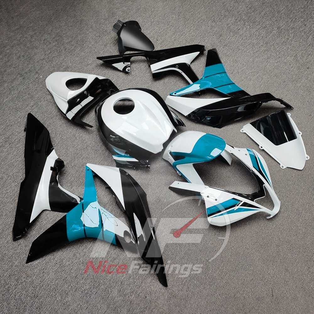 Aftermarket ABS Body Panel Kit Fits 2007-2008 Honda CBR600RR F5 | NiceFairings - side angle image