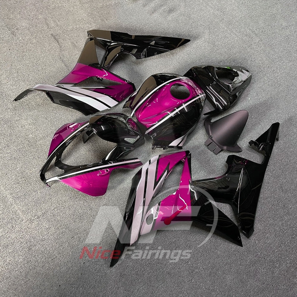 Purple ABS Motorcycle Fairings Compatible with Honda CBR600RR F5 2007-2008 | NiceFairings - front angle image